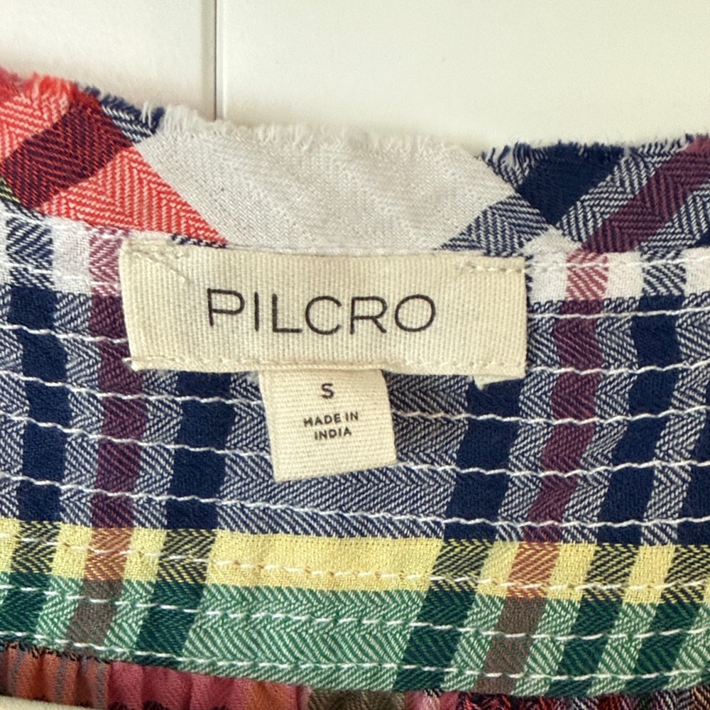 Pilcro Colorful Checkered Blouse - Picture 2 of 6